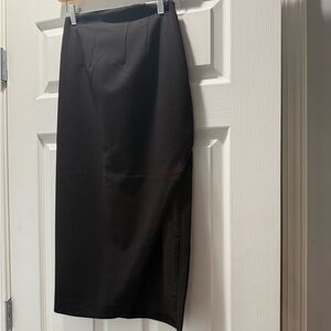 High waist  Black Pencil Skirt